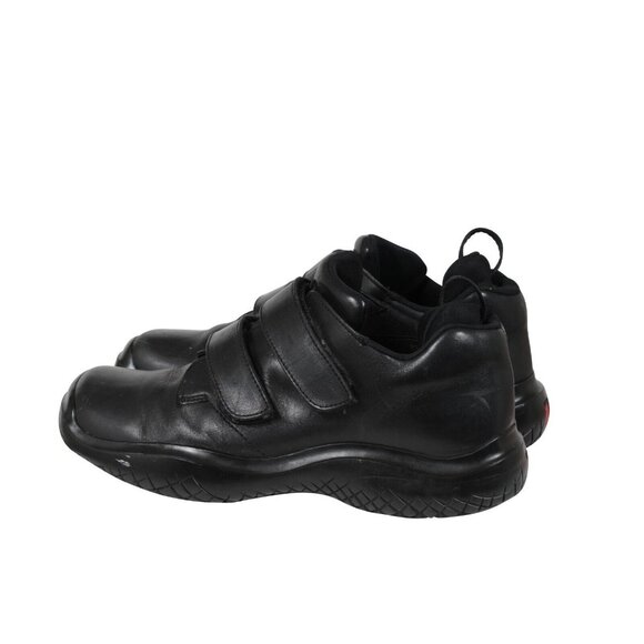 Prada Men Vintage Double Strap Derby US 8 UK 7 Black Leather AW99 Square Toe - Picture 5 of 10